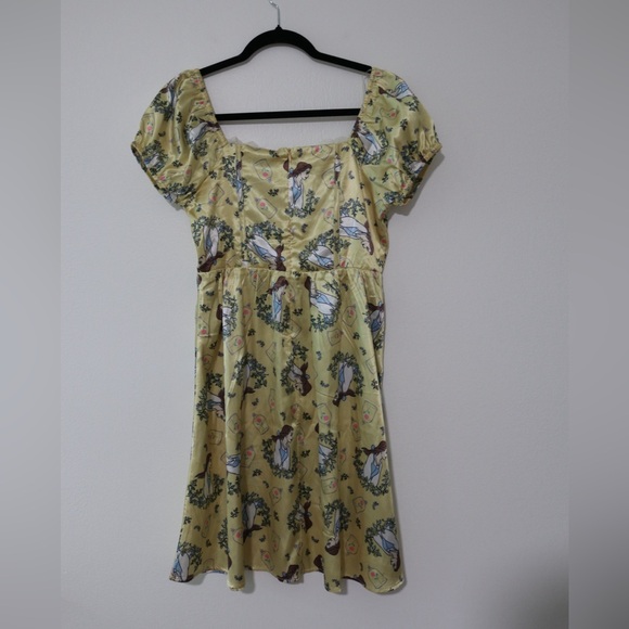 NWT Disney Her Universe Beauty And The Beast Belle Satin Sweetheart Dress Size S - Picture 6 of 8